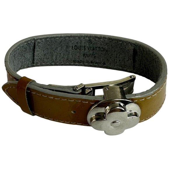 Louis Vuitton Millennium Wish Wrap Bracelet Monogram Patent Leather Brown SNO999 - Picture 1 of 8